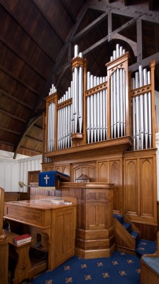 St Andrews Presbyterian Church, the croft organ, March 2009